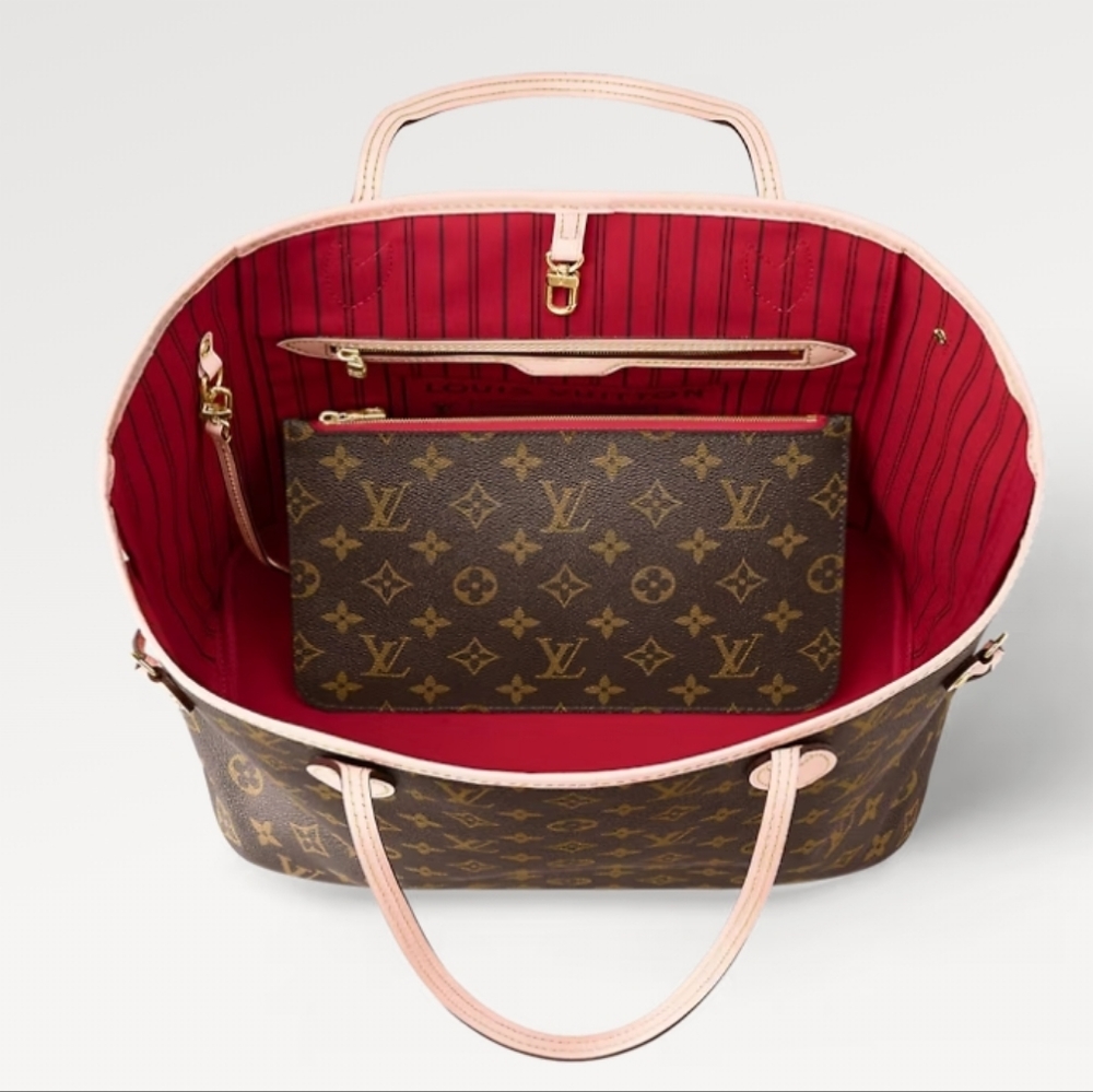 Louis Vuitton Neverfull MM in Monogram/Cherry